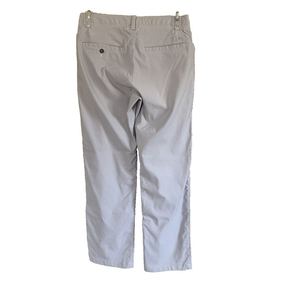 Under Armour Men's Match Play Textured Loose Golf Pants 30x30 Gray/White Checked - Picture 5 of 16